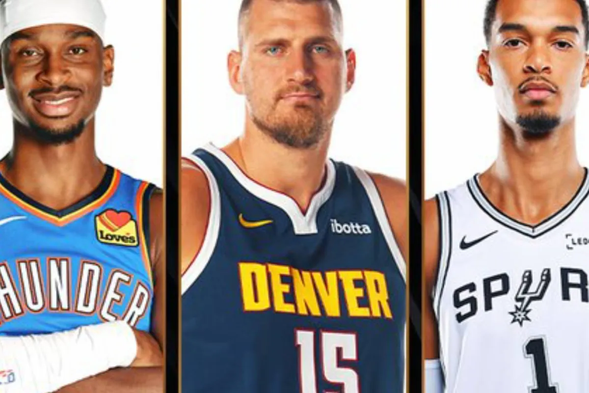 The NBA chooses the MVP finalists: Shai, Jokic and Wembanyama leave out Luka Doncic