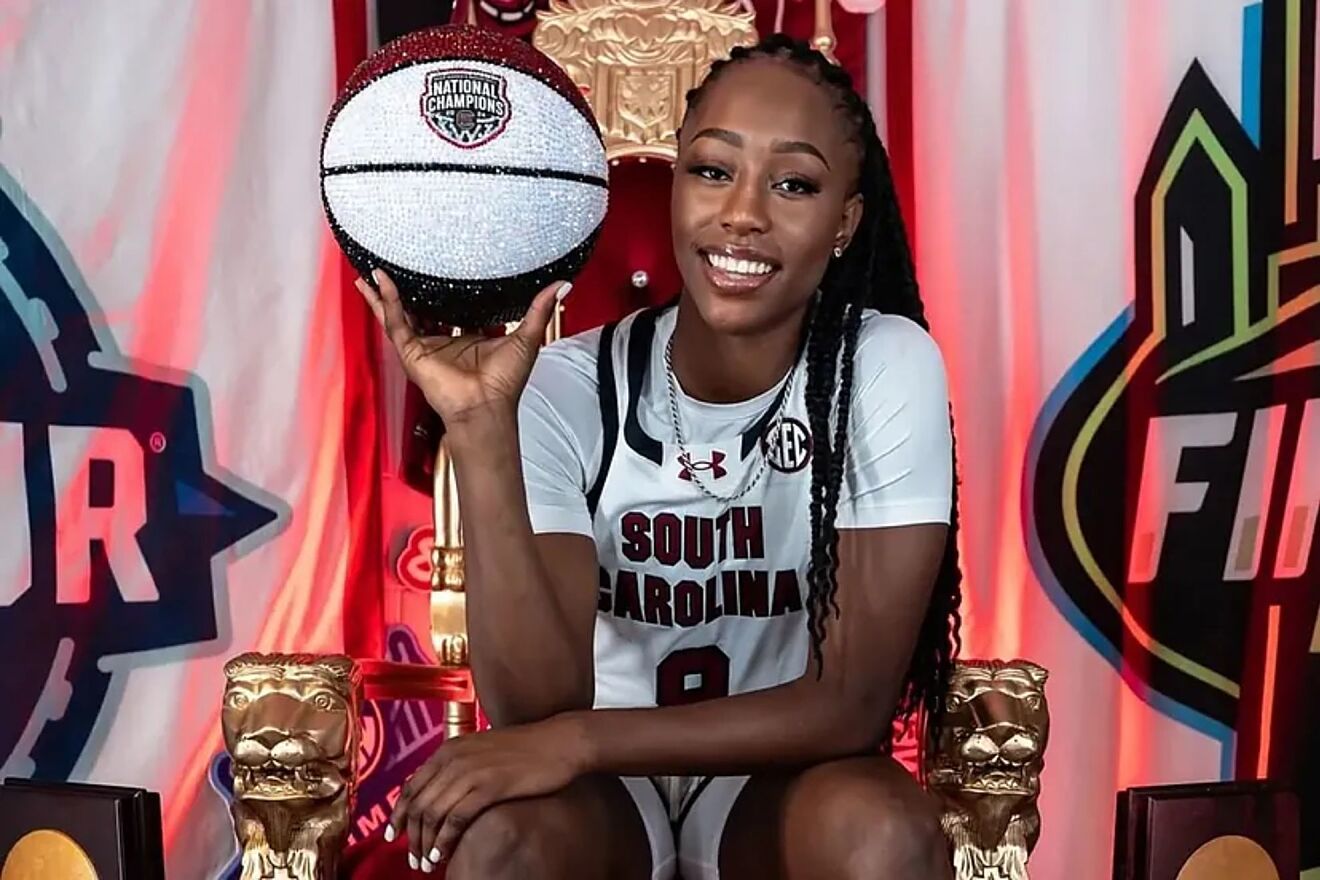 Joyce Edwards has left everyone open-mouthed with her basketball...