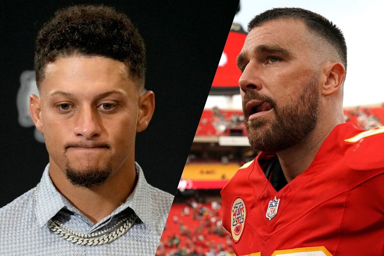 The NFL exposes Travis Kelce and Patrick Mahomes in a video showing...