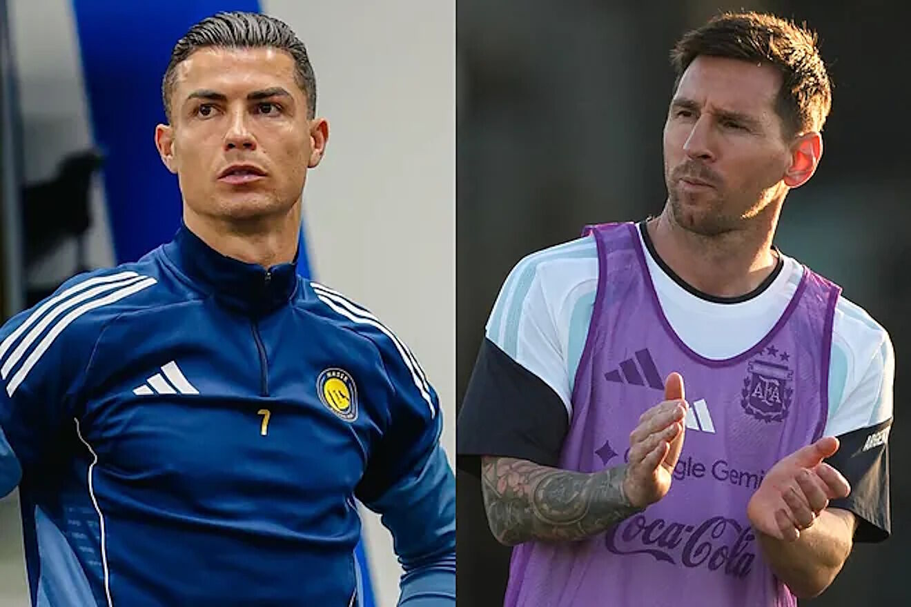 Cristiano Ronaldo and Leo Messi.