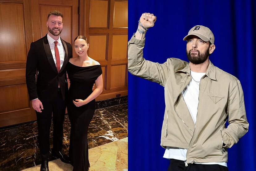 Eminem's daughter Hailie Jade Scott and husband Evan McClintock celebrate pregnancy at wedding: "Favorite Plus 2" | Marca