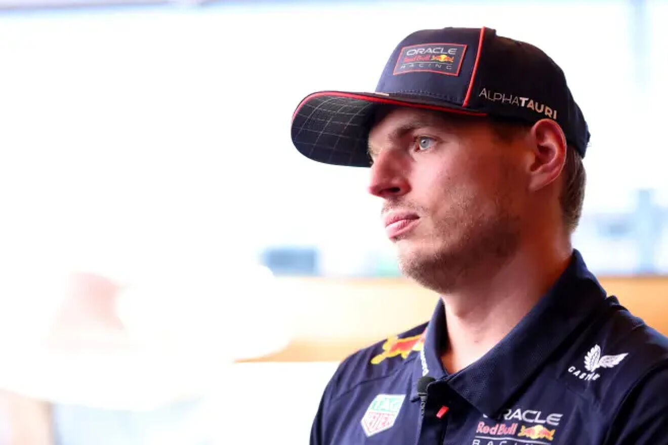 Verstappen, on Thursday in Hungary.