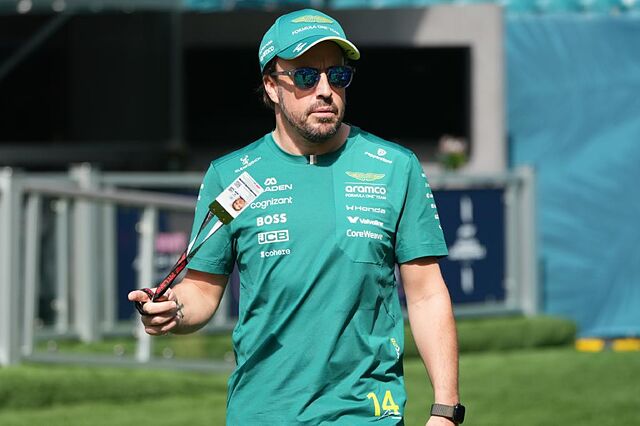 Alonso, en el pasado GP de Miami.