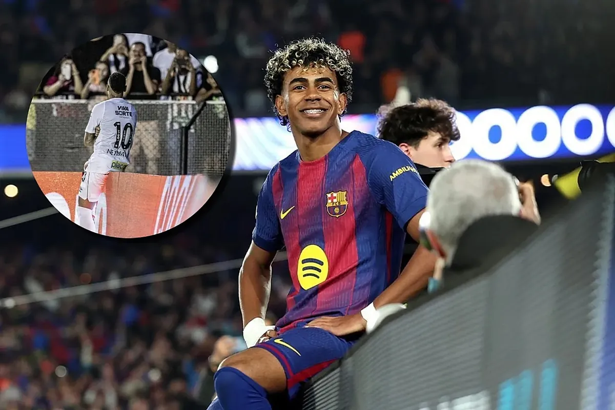 Lamine Yamal dances like Neymar a day after being erased by Ancelotti