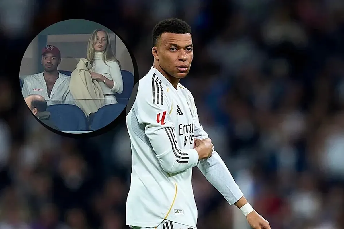 Ester Exposito accompanied by an actor at the Santiago Bernabeu: Watching Mbappe?