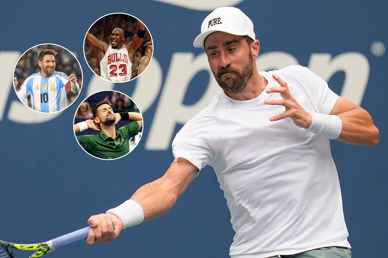 Steve Johnson ignores Leo Messi, Novak Djokovic, and Michael Jordan...