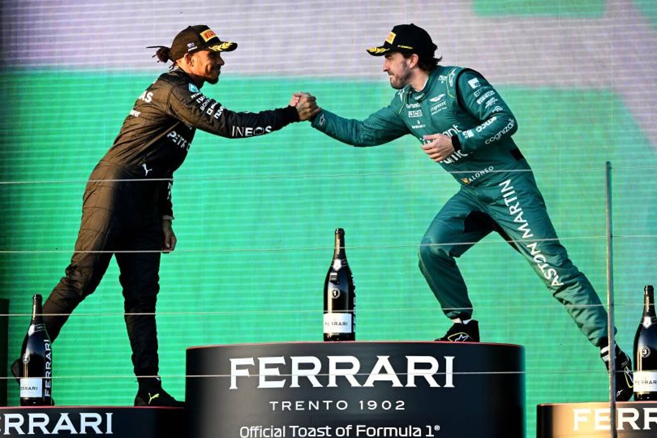 Hamilton and Alonso