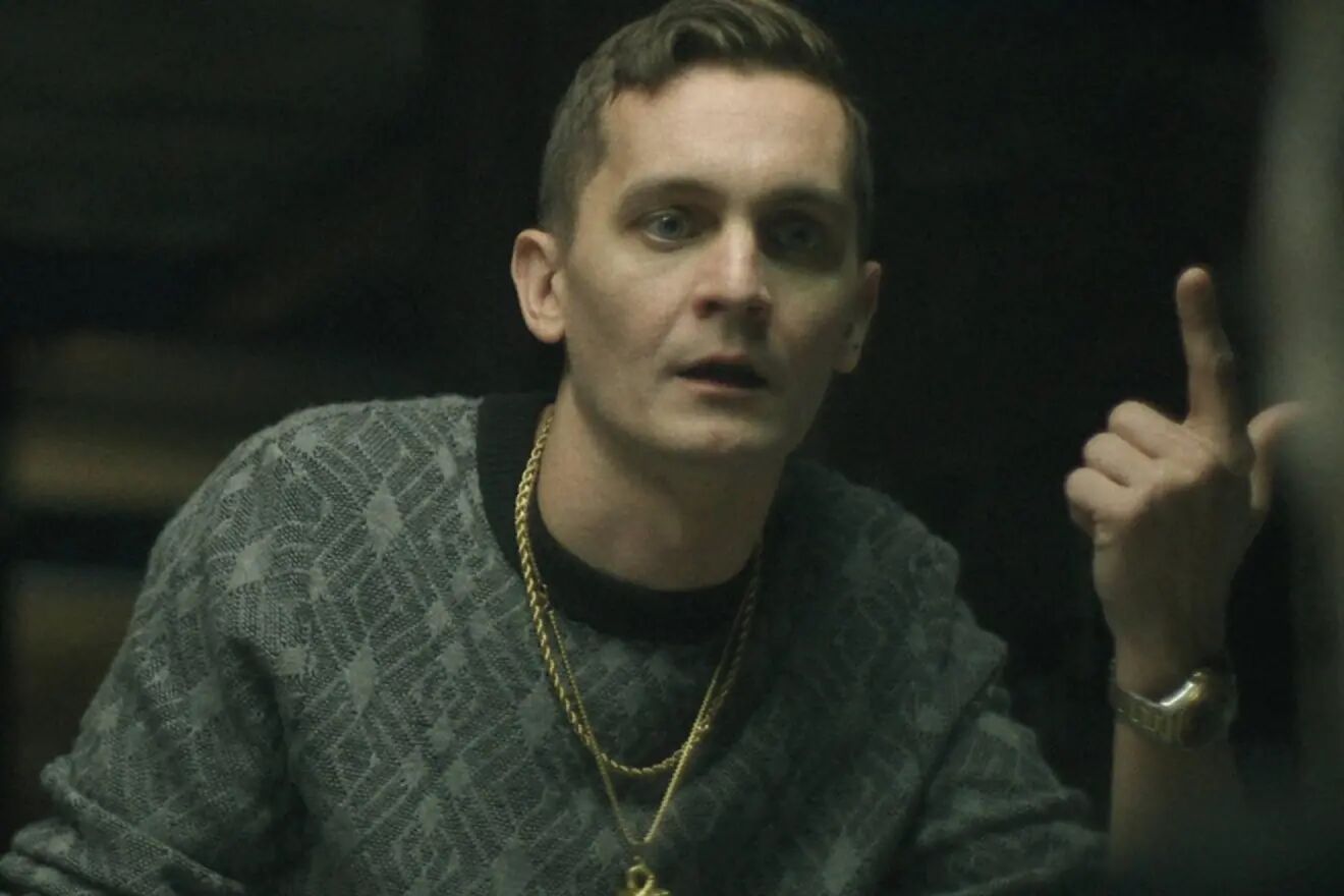 Junior, the sadistic mobster from Black Rabbit, is the towel boy for...