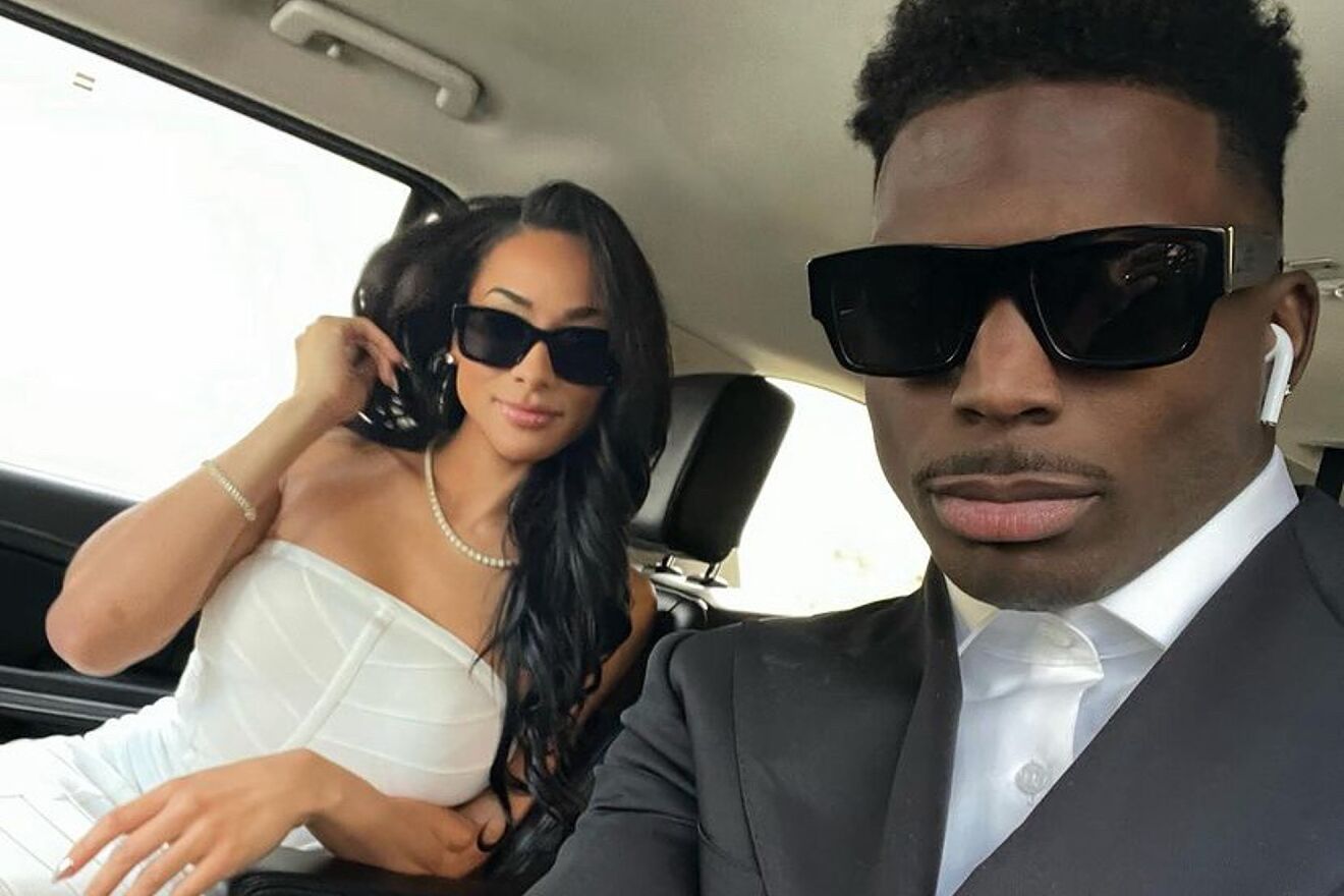 Keeta Vaccaro and Tyreek Hill