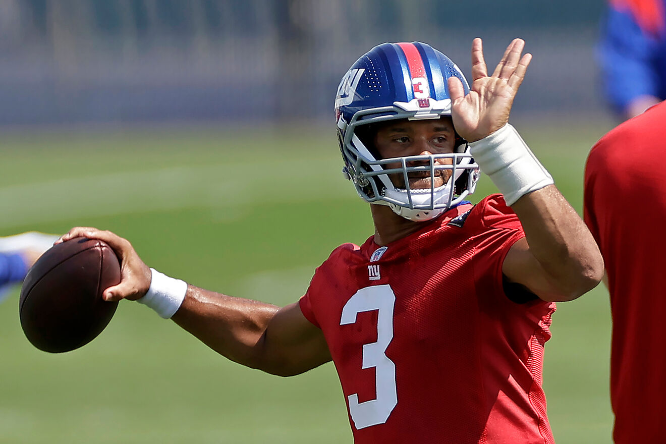New York Giants quarterback Russell Wilson