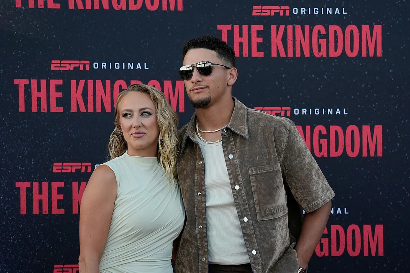 Brittany and Patrick Mahomes
