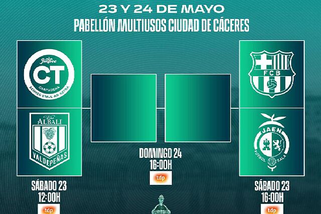As� anuncia la Real Federaci�n Espa�ola de F�tbol los horarios de la 'Final Four' de la Copa del Rey