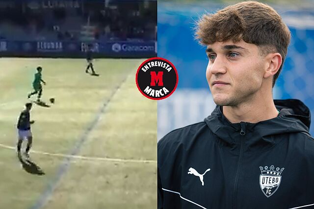 Puyod, durante el partido y en una imagen de archivo.