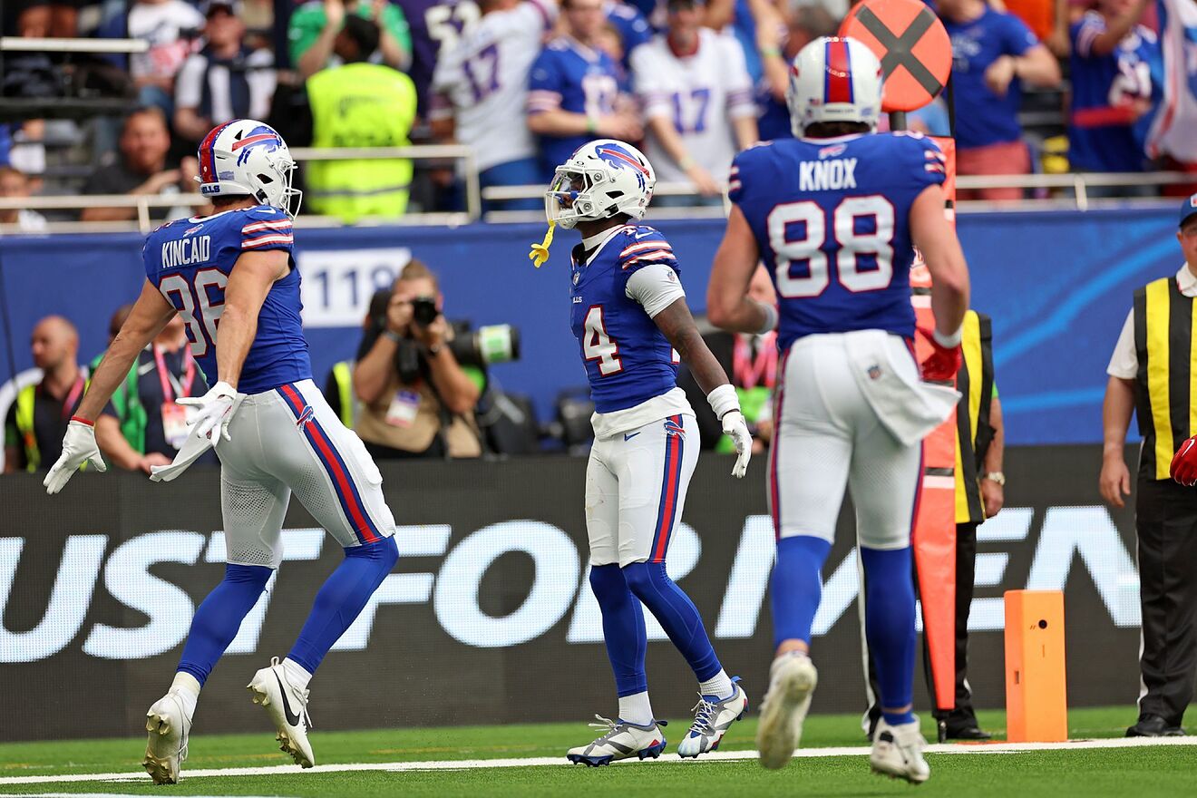 Buffalo Bills tight end Dawson Knox dropped a $100,000 catch