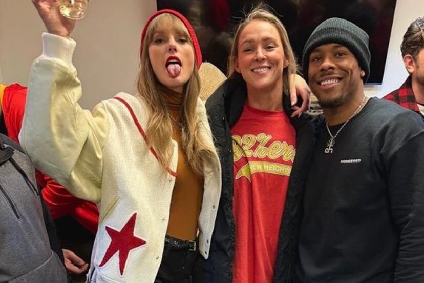 Taylor Swift and Kylie Kelce are finally getting along great after odd  start of the relationship | Marca