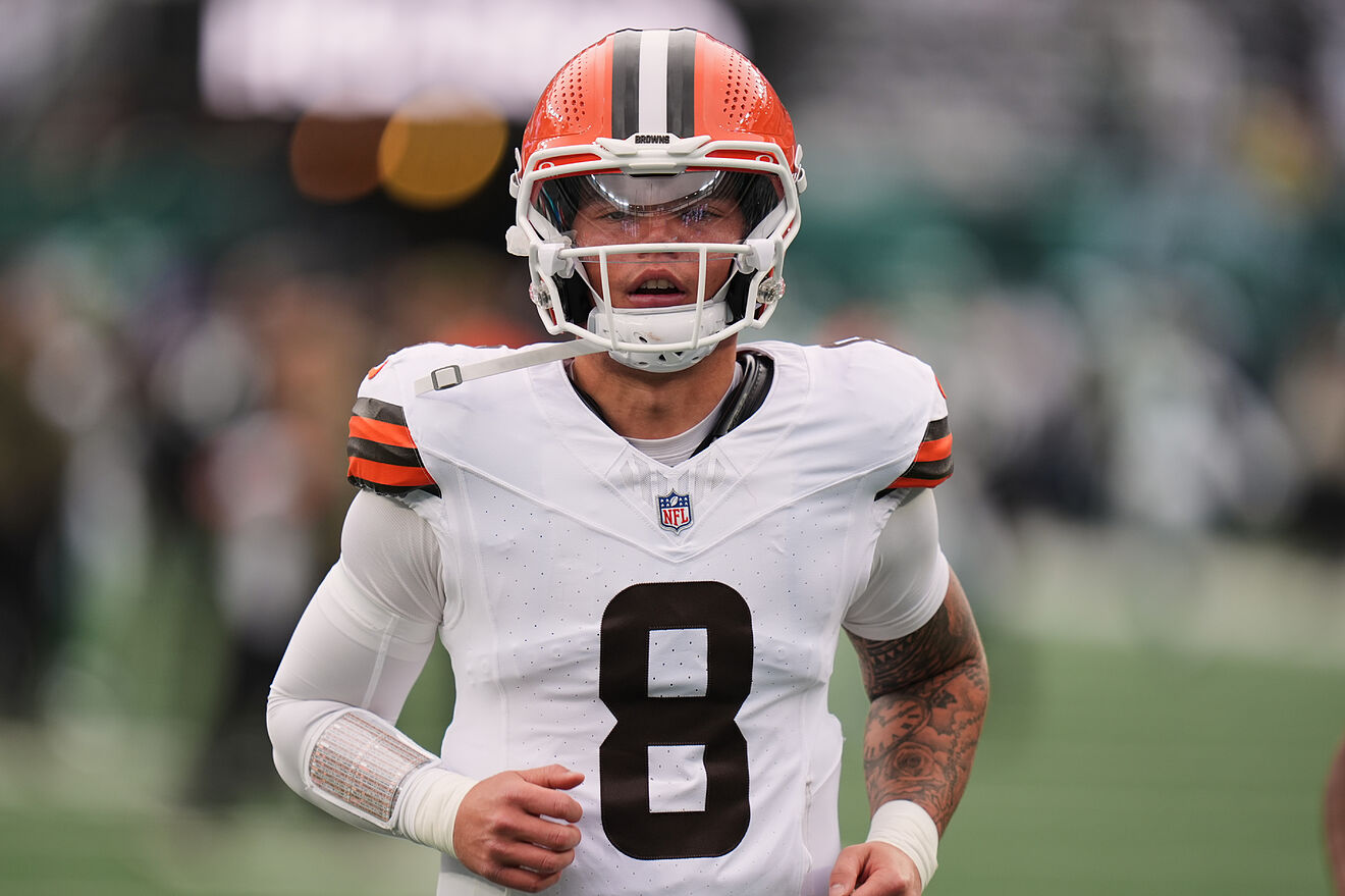 Dillon Gabriel during his rookie season in 2025 with the Cleveland...