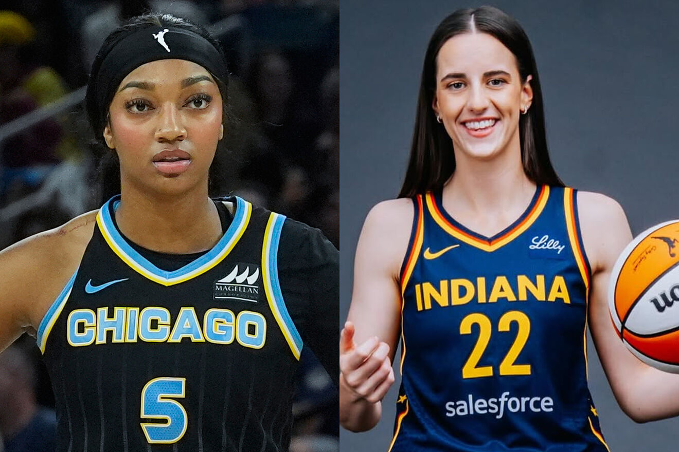 Angel Reese and Caitlin Clark