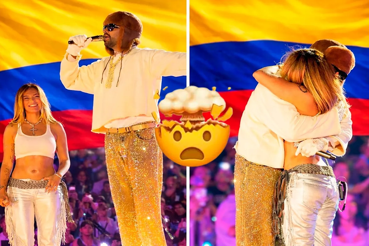 Karol G and Bad Bunny go viral after joining forces in Medellin concerts