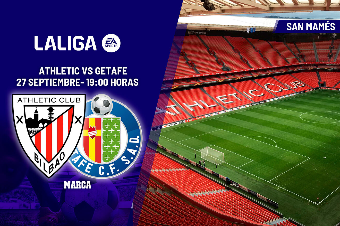 LaLiga EA Sports: Athletic Club - Getafe: horario y dónde ver en TV hoy ...