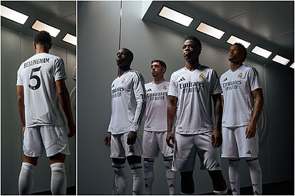 This is the new shirt that Mbappe will wear for Real Madrid for