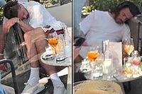 Jack Grealish fue sorprendido durmiendo en la azotea de un bar despu�s de una tarde de copas con sus amigos