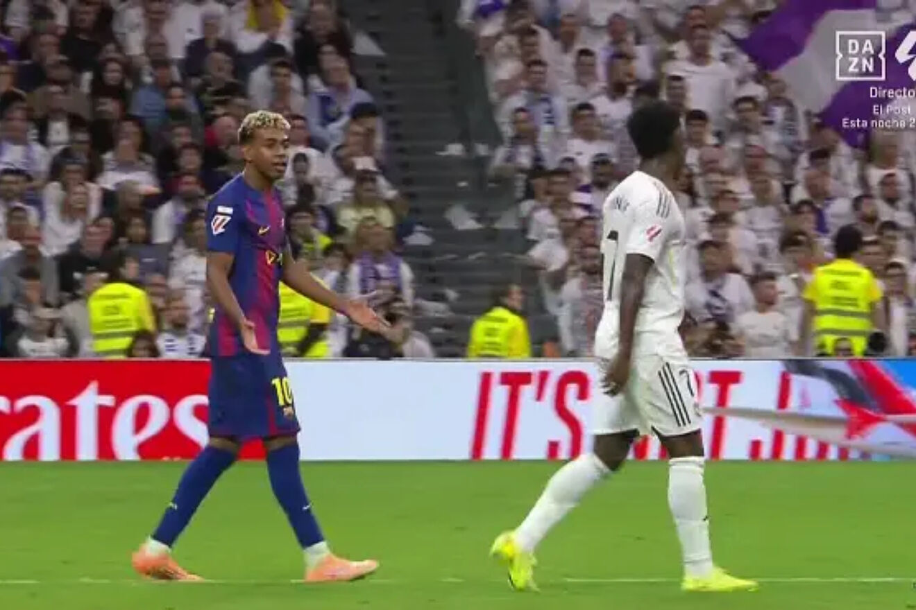 Vinicius #39 dart at Lamine: quot Today you only pass backwards quot Marca