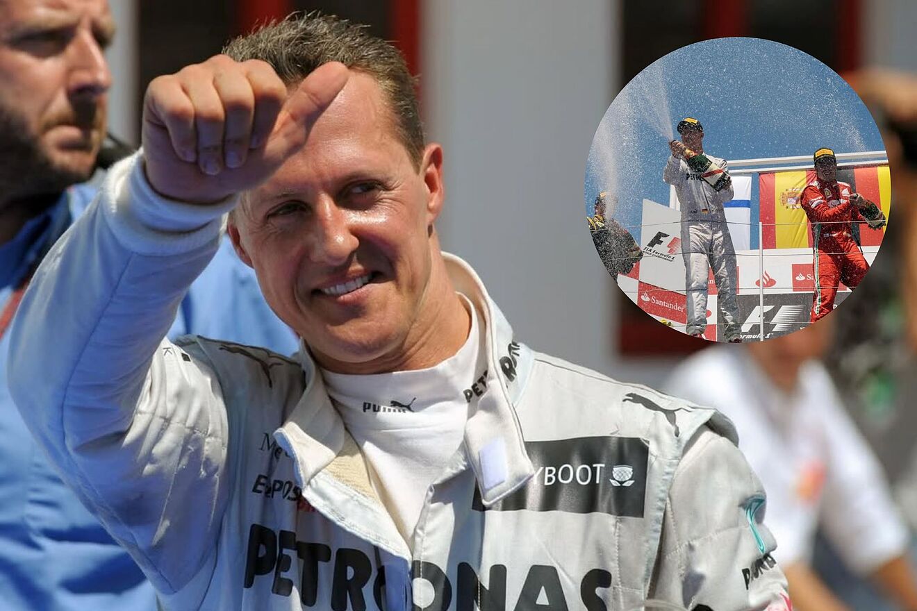 Michael Schumacher reappears and awakens memories that never fade.