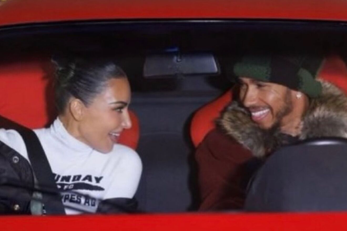Kim Kardashian and Lewis Hamilton seen together again during Malibu...
