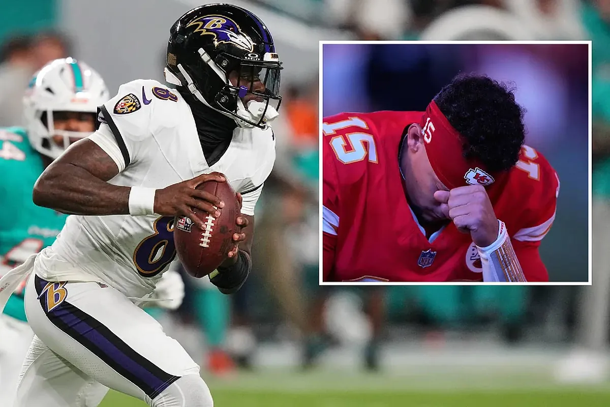 Lamar Jackson is on vacation but doesn't forget, sending a strong message to Patrick Mahomes