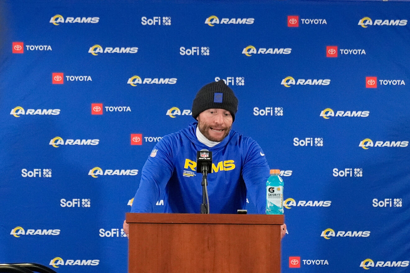 Los Angeles Rams head coach Sean McVay