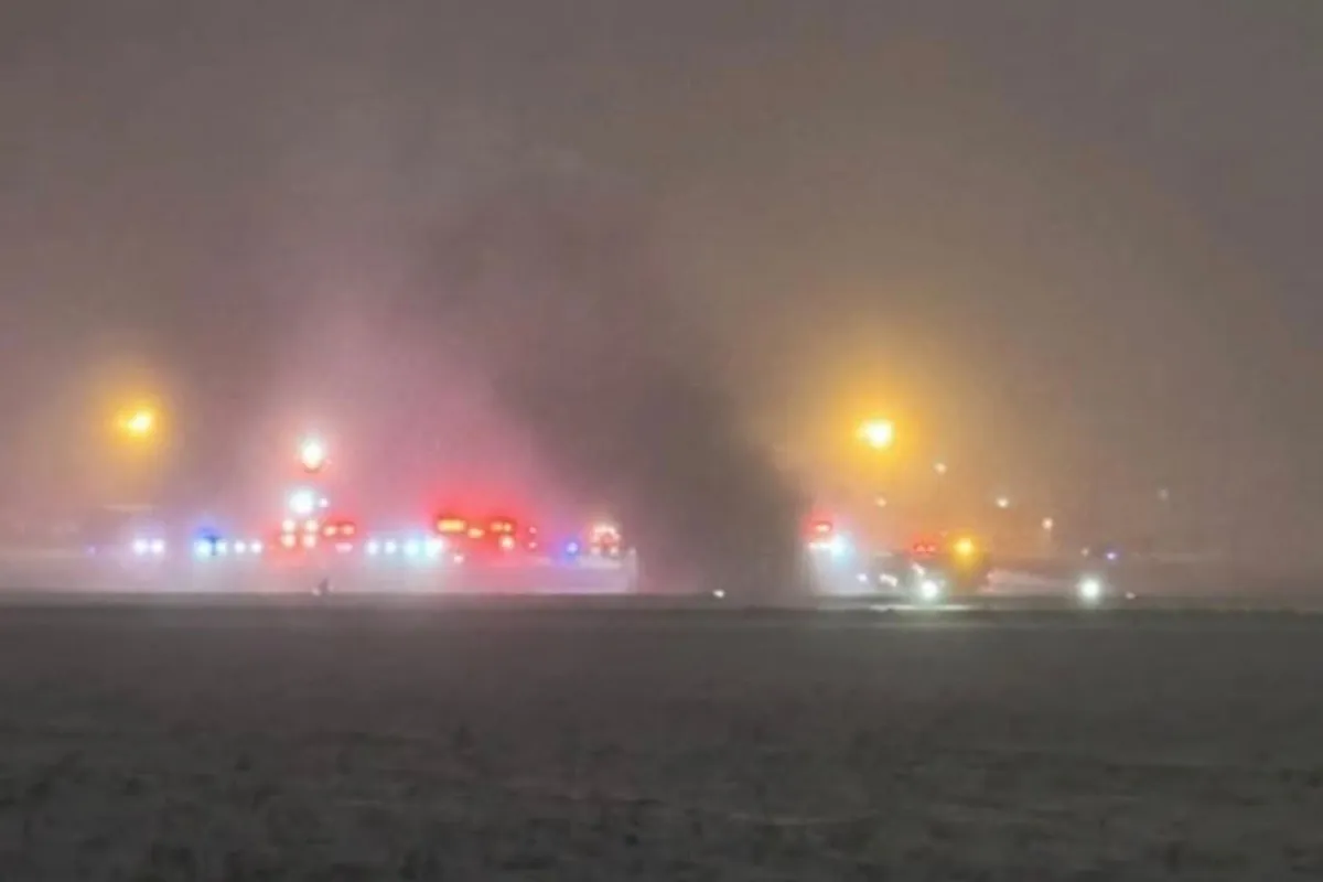 Private jet crashes in flames during takeoff at Maine Airport amid winter storm, FAA Confirms