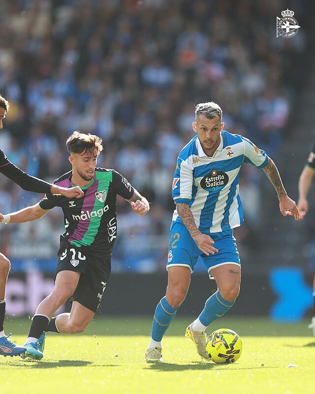 Deportivo de la Coru�a y M�laga CF hoy en Riazor en el gran partido de la jornada de Segunda divisi�n