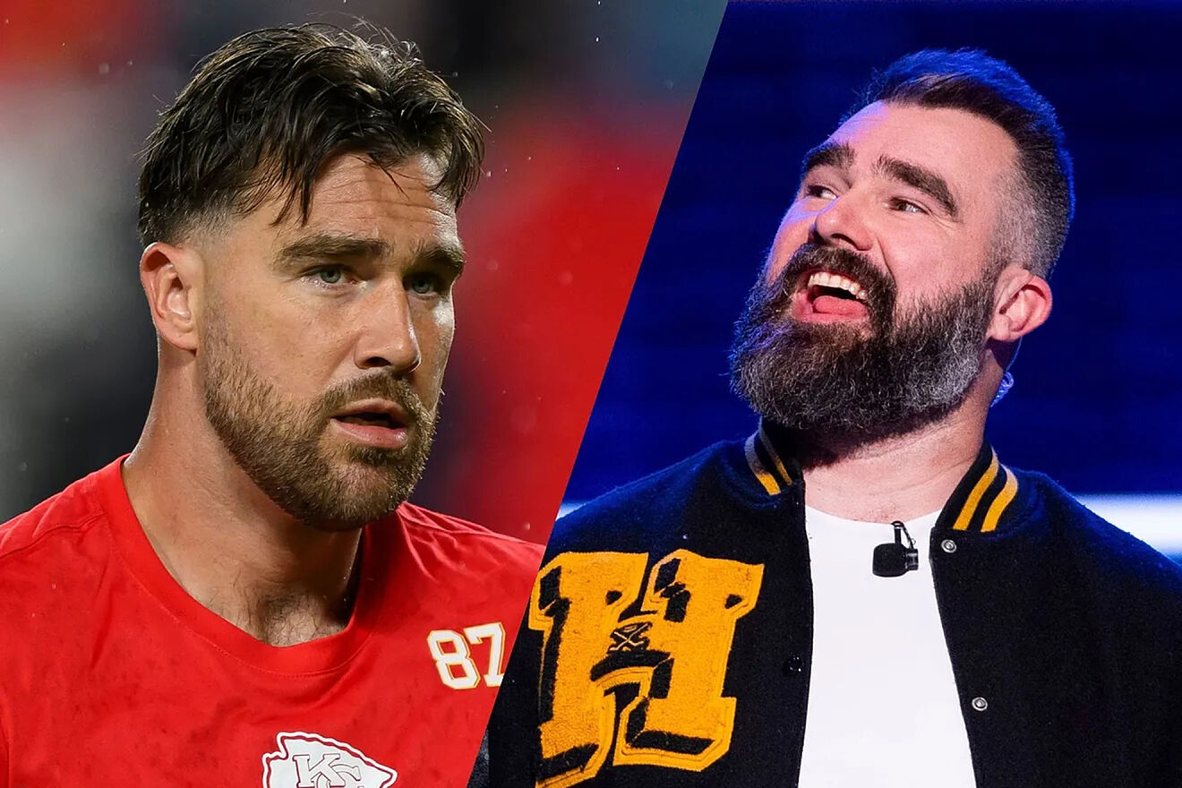 Travis Kelce and Jason Kelce