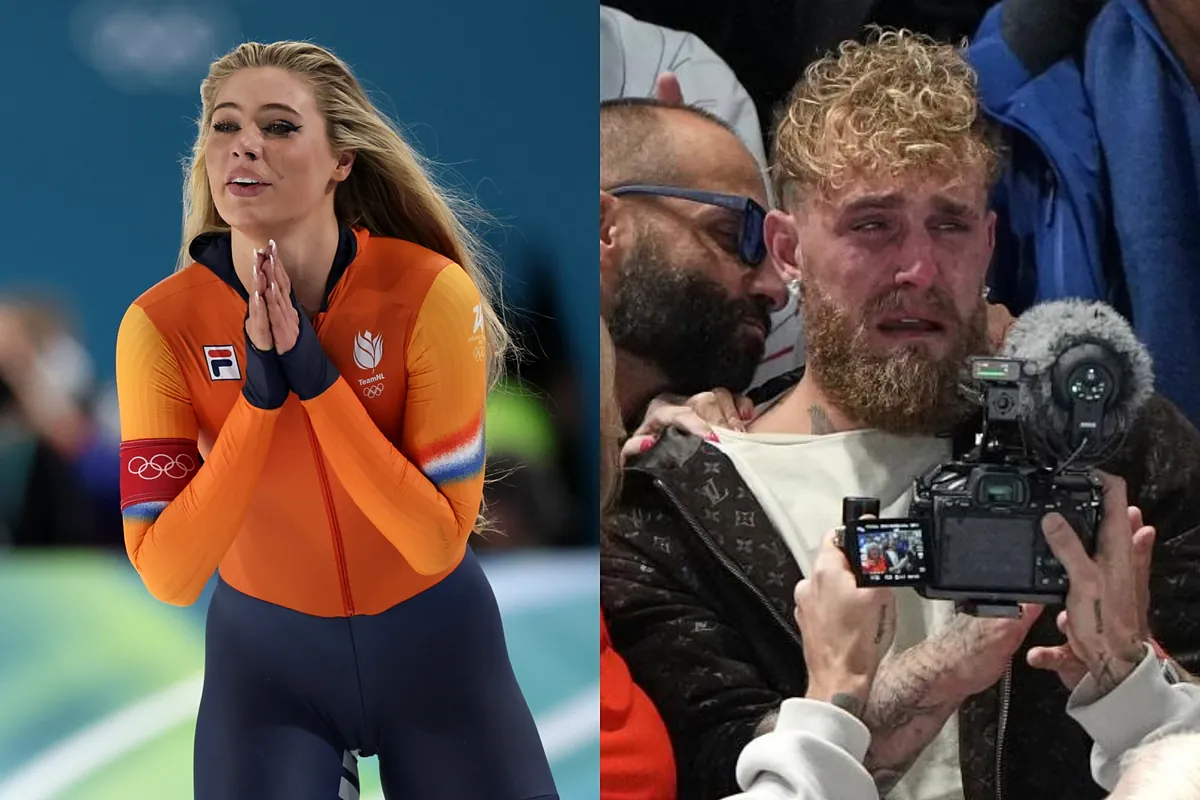 Jake Paul and Jutta Leerdam drop baby hint after Winter Olympics gold triumph