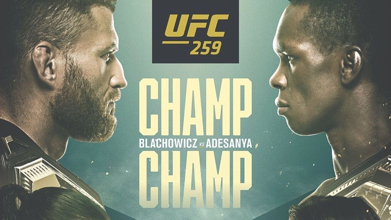 Jan Blachowicz vs Israel Adesanya: When and where to watch UFC 259