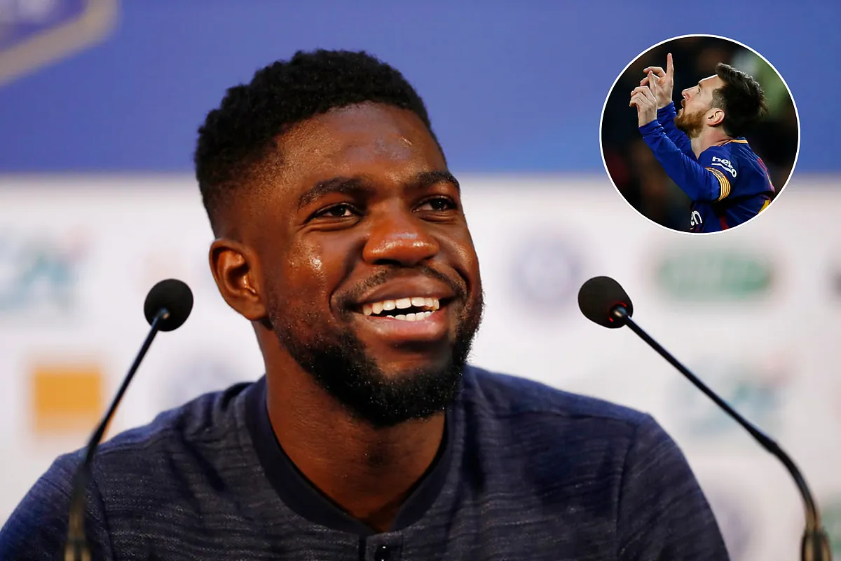 Samuel Umtiti returned to Camp Nou and recalled a funny moment with Leo Messi at Barcelona