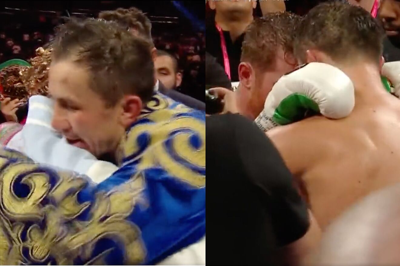 Canelo and GGG embraced numerous times after the fight had concluded....