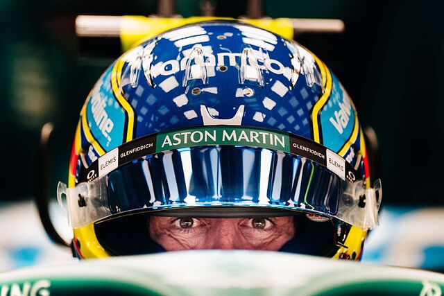 Fernando Alonso, durante el GP de China.