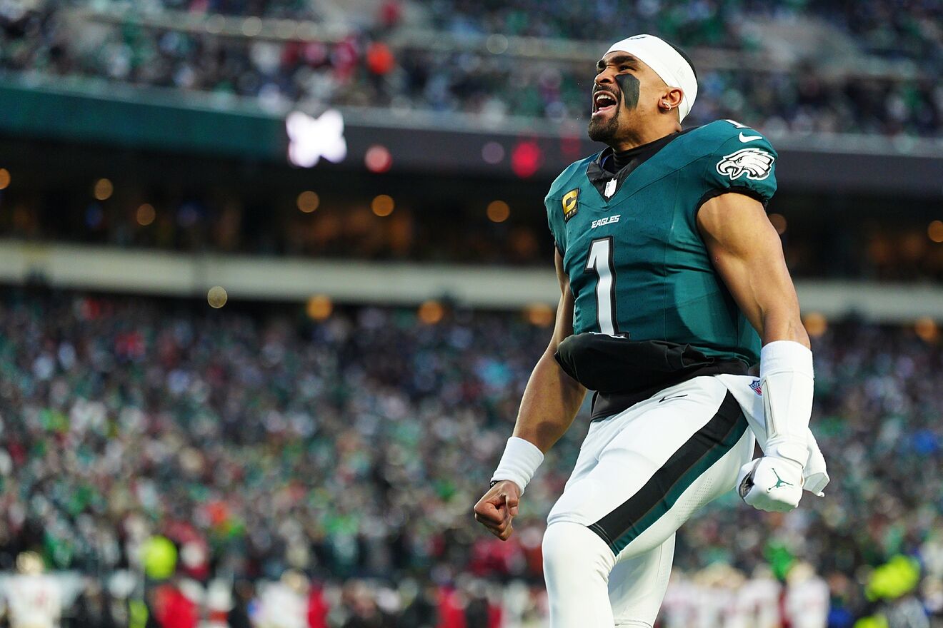 Eagles QB Jalen Hurts.