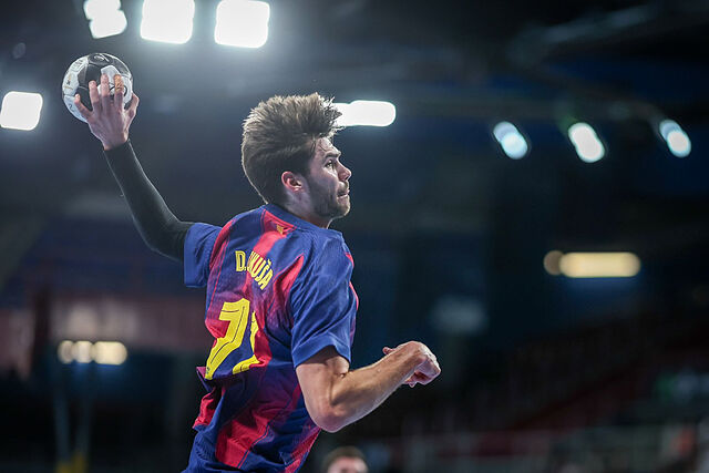 Djordje Cikusa durante el partido ante REBI Cuenca.
