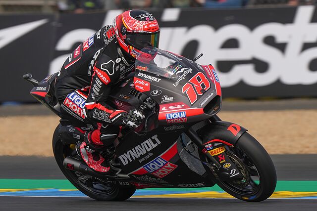 Manu Gonz�lez, en Le Mans.