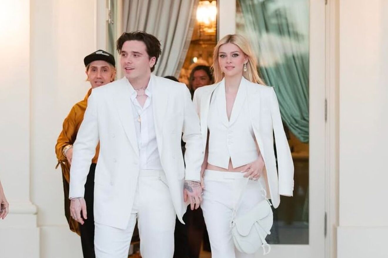 Brooklyn Beckham and wife Nicola Peltz.