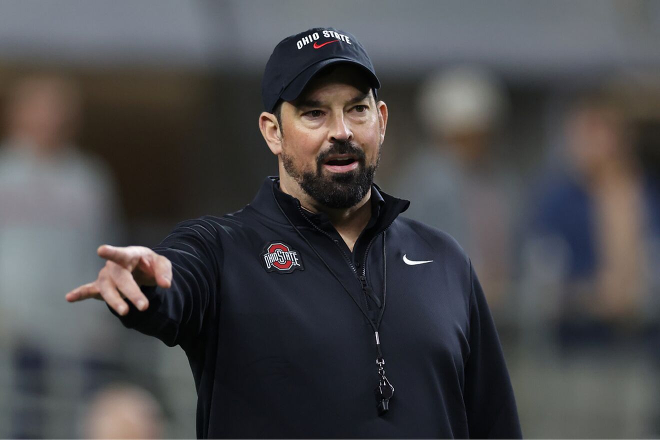 Ohio State head coach Ryan Day