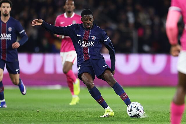 Ousmane Demb�l�, durante el partido contra el Toulouse