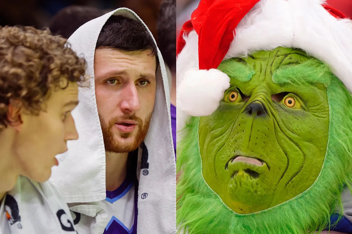 The "Grinch" took over the NBA in Minnesota as players on the court started turning green