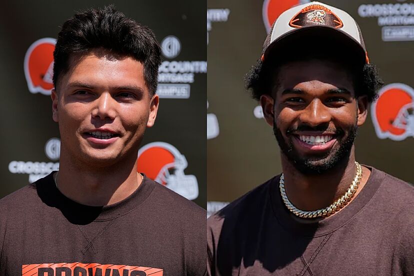 Shedeur Sanders breaks silence on relationship with Dillon Gabriel after Browns rookie minicamp battle | Marca