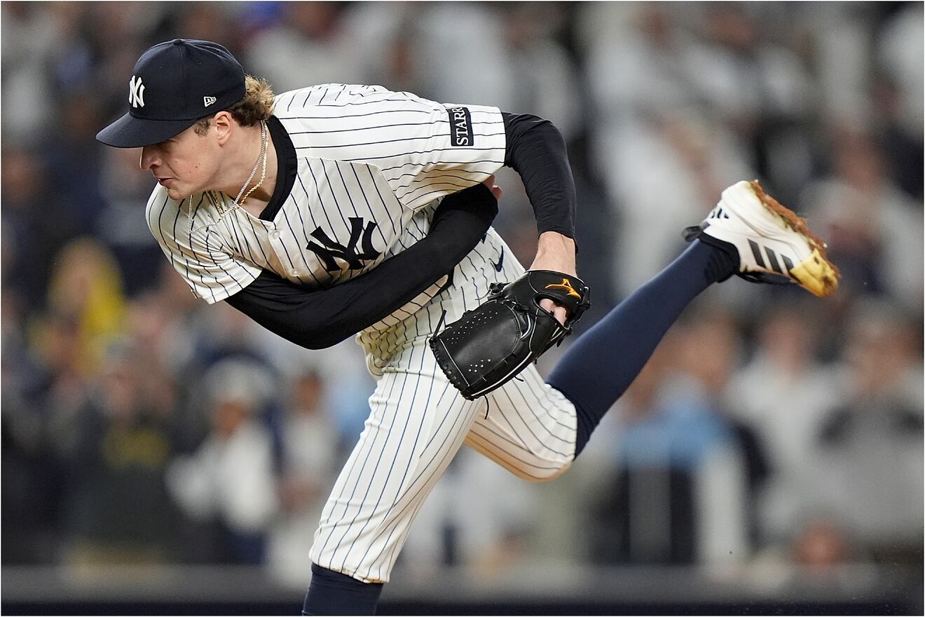 New York Yankees pitcher Cam Schlittler.