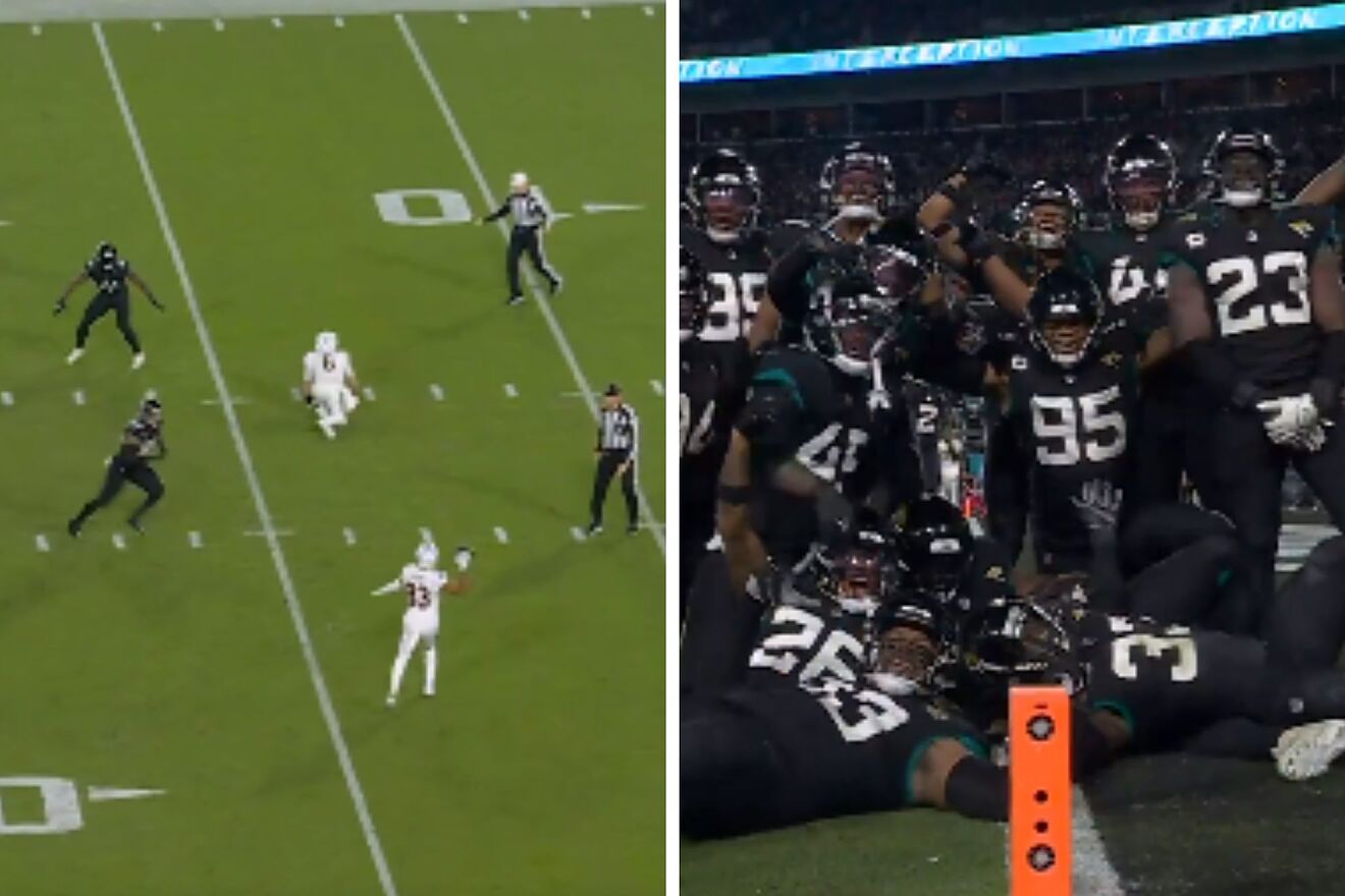 Bengals WR Tyler Boyd botches trick play, throws INT to Jaguars LB...