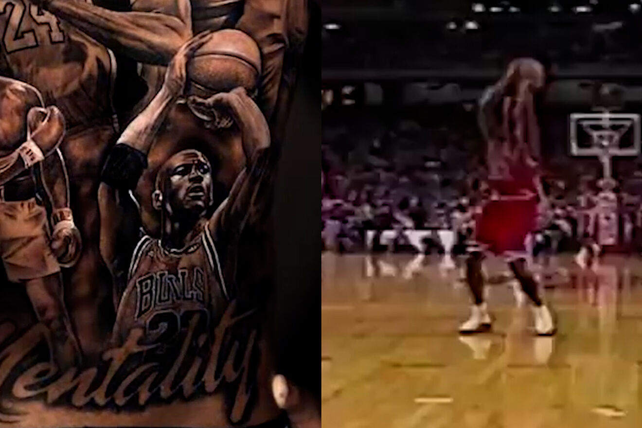 Jordan Left Hand Michael Jordan's left-handed free throw goes viral due to Vinicius Jr ...