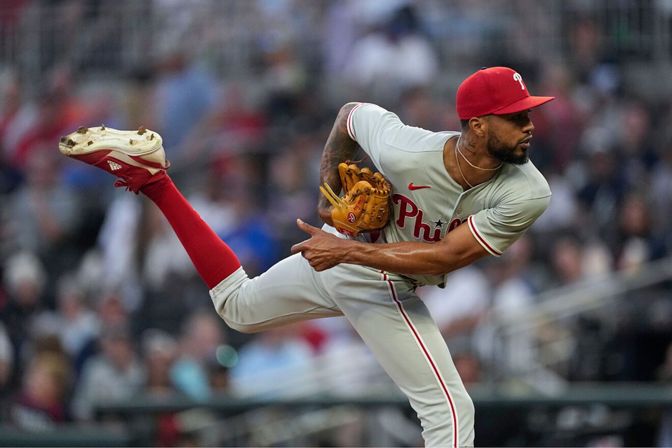 Philadelphia Phillies starting pitcher Cristopher Sanchez